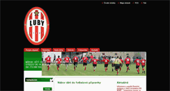 Desktop Screenshot of luby-fotbal.cz